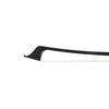NeoTek Pro Carbon Fiber German style bass bow tip, featuring weaving pattern stick and white horsehair