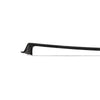 NeoTek Pro Carbon Fiber violin bow tip, featuring weaving pattern stick and white horsehair