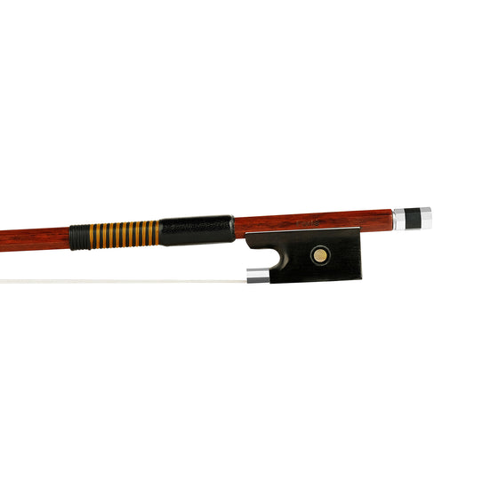 Forte Plus Brazilwood Violin Bow Ebony frog with imitation whale bone wrapping