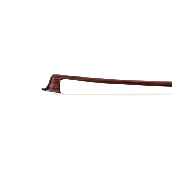Forte Pro select Brazilwood violin bow tip, featuring round stick and white horsehair