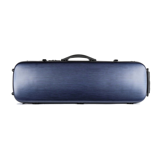 Cantana HiTech oblong case brushed dark blue finish front view