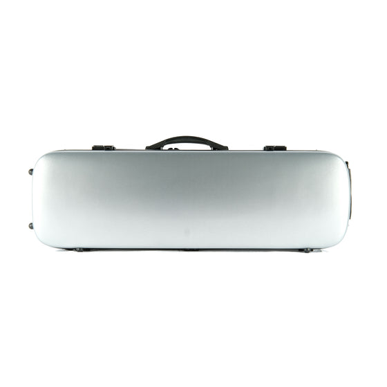 Cantana HiTech oblong case brushed silver finish front view