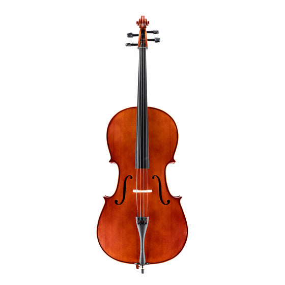 Lombardo Avance I Cello solid top with ebony fittings and carbon fiber tailpiece