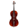 Exquisitus Solo 35 Cello Top, featuring Solid Spruce with tight grains, Ebony fittings, Alphayue strings and carbon fiber tailpiece