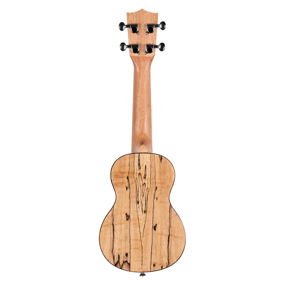 Konani Ukulele K10 Spalted Maple Soprano Back