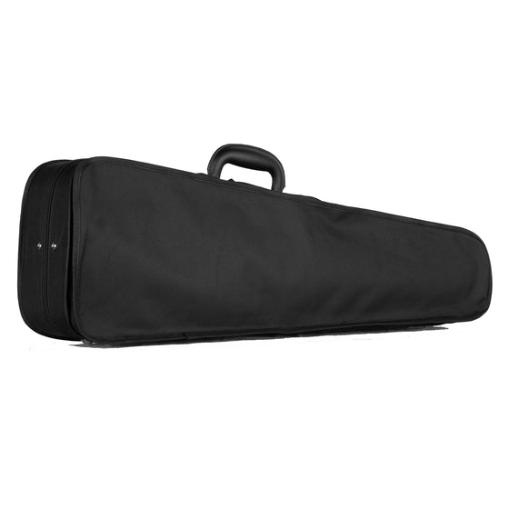 Cantana HD contour violin case rear view black canvas