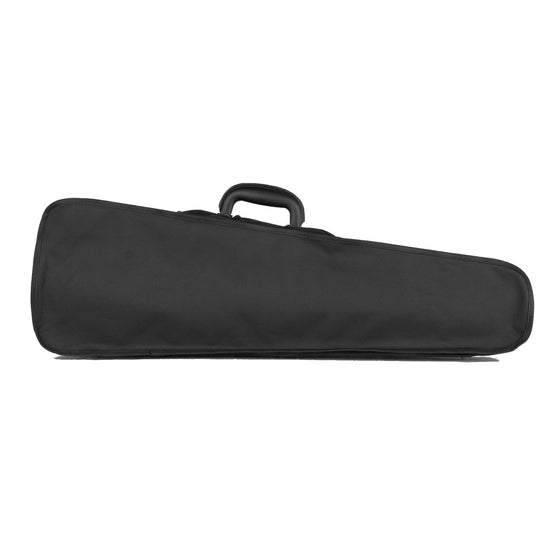 Cantana HD contour violin case front view black canvas