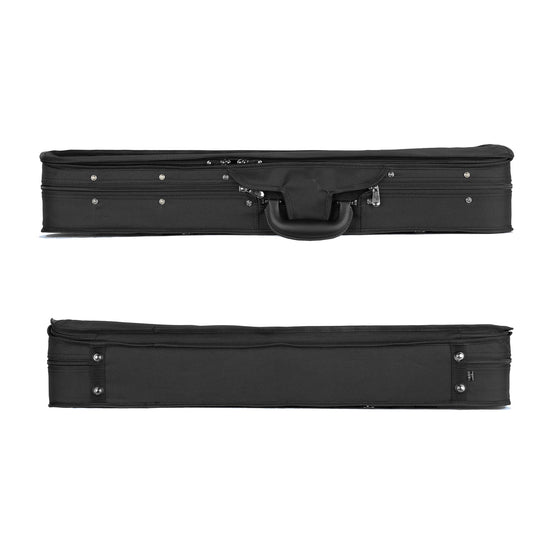 Cantana HD contour violin case side views black canvas